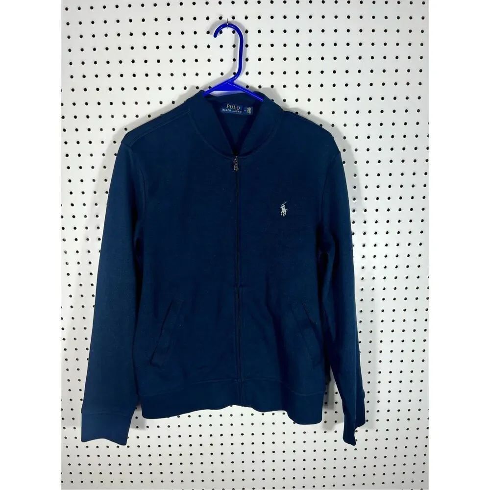 Mens Polo Ralph Lauren zip up bomber sweater size M